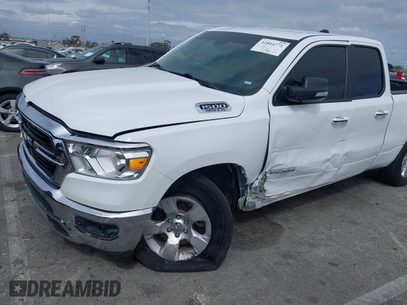 2020 Ram 1500 Big Horn with VIN 1C6RREBT2LN256138, listed as a IAAI auction lot 41814771 with 118,501 mi miles. Bid and sale history available at carsss.com. Image 6.