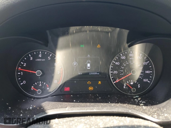 2017 Kia Optima LX with VIN 5XXGT4L36HG123511, listed as a Copart auction lot 58743865 with 120,039 mi miles and Salvage title. Bid and sale history available at DreamBid. Image 9.