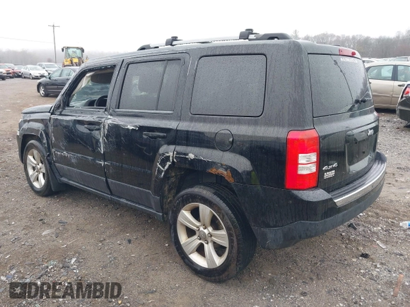 2014 Jeep Patriot Limited with VIN 1C4NJRCBXED503572, listed as a IAAI auction lot 41937793 with 112,015 mi miles. Bid and sale history available at carsss.com. Image 3.