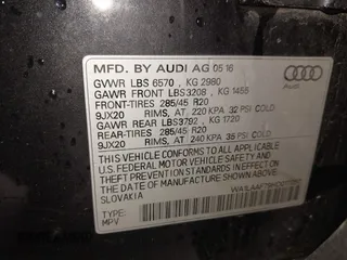 2017 Audi Q7 Premium Plus z VIN WA1LAAF79HD017057, wystawiony jako IAAI lot #42291829 z przebiegiem 147 012 mil mil oraz . Historia ofert i sprzedaży dostępna na DreamBid. Obrazek 9.