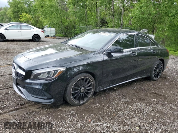 2018 Mercedes-Benz CLA 250 with VIN WDDSJ4GB1JN691277, listed as a Copart auction lot 60510125 with 55,180 mi miles and Clean title. Bid and sale history available at DreamBid. Image 1.