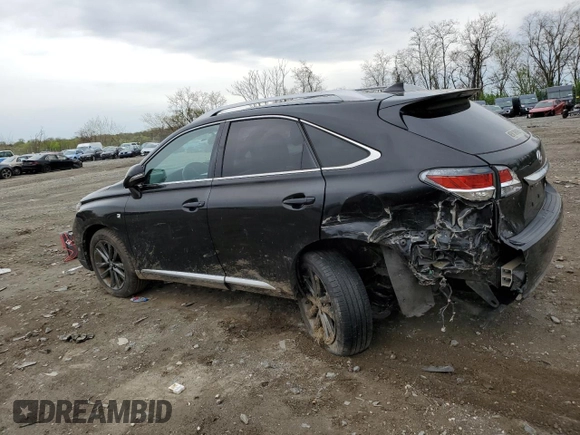 2014 Lexus RX 350 with VIN 2T2BK1BA1EC230752, listed as a Copart auction lot 53041835 with 224,396 mi miles and Salvage Title. Bid and sale history available at DreamBid. Image 2.