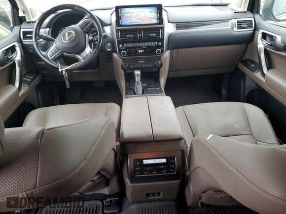 2023 Lexus GX with VIN JTJAM7BX4P5345358, listed as a Copart auction lot 43178375 with 38,666 mi miles and Salvage Title. Bid and sale history available at carsss.com. Image 8.