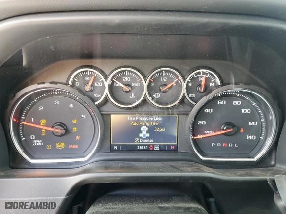 2022 Chevrolet Silverado 3500HD LTZ with VIN 1GC4YUEY3NF128303, listed as a Copart auction lot 83775884 with 25,331 mi miles and Salvage Title. Bid and sale history available at carsss.com. Image 9.