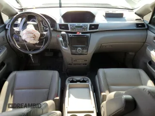 2016 Honda Odyssey Touring Elite with VIN 5FNRL5H91GB092214, listed as a Copart auction lot 61158745 with 121,477 mi miles and Salvage title. Bid and sale history available at DreamBid. Image 8.