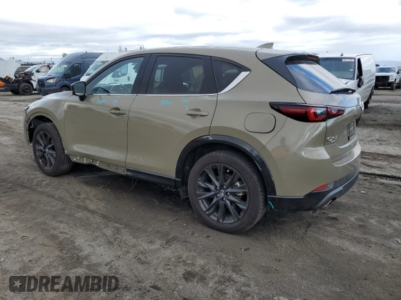 2024 Mazda CX-5 2.5 Carbon Turbo with VIN JM3KFBAY5R0403872, listed as a Copart auction lot 89161145 with 9,601 mi miles and Salvage Title. Bid and sale history available at carsss.com. Image 2.