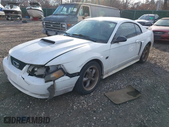 2003 Ford Mustang GT Deluxe with VIN 1FAFP42X03F309689, listed as a IAAI auction lot 41360816 with 999,999 mi miles. Bid and sale history available at carsss.com. Image 2.