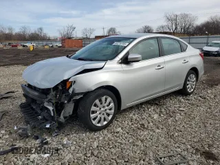 2019 Nissan Sentra S z VIN 3N1AB7APXKY325530, wystawiony jako Copart lot #50276705 z przebiegiem 79 078 mil mil oraz Szkoda całkowita • Salvage title. Historia ofert i sprzedaży dostępna na DreamBid. Obrazek 1.
