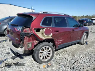 2019 Jeep Cherokee Latitude with VIN 1C4PJLCB6KD326276, listed as a Copart auction lot 50255555 with 41,179 mi miles and Salvage Title. Bid and sale history available at DreamBid. Image 3.