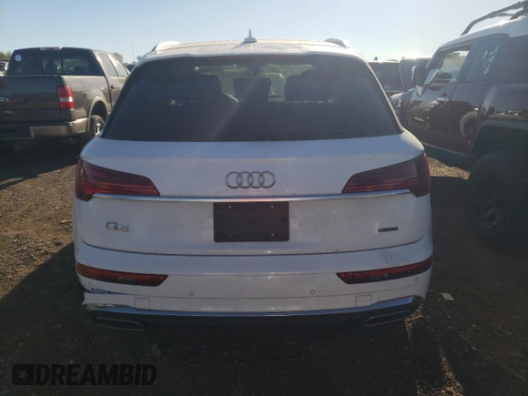 2024 Audi Q5 S line Prestige with VIN WA1FAAFY4R2022069, listed as a Copart auction lot 73215794 with 9,848 mi miles and Salvage title. Bid and sale history available at DreamBid. Image 6.