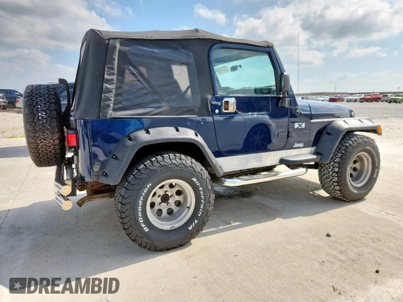 2006 Jeep Wrangler X with VIN 1J4FA39S66P775734, listed as a Copart auction lot 59903755 with 145,041 mi miles and Clean title. Bid and sale history available at DreamBid. Image 3.