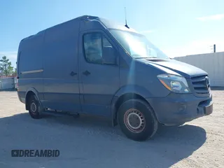 2018 Mercedes-Benz Sprinter Cargo Worker with VIN WD3PE7CD2JP630676, listed as a IAAI auction lot 41303275 with Not Provided miles. Bid and sale history available at carsss.com. Image 1.