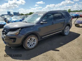 2018 Ford Explorer XLT with VIN 1FM5K8D88JGB08353, listed as a Copart auction lot 56324765 with 140,716 mi miles and Salvage title. Bid and sale history available at DreamBid. Image 1.
