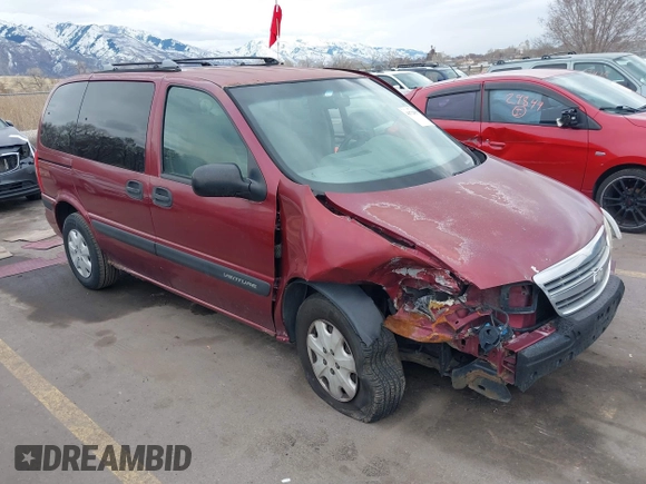 1999 Chevrolet Venture z VIN 1GNDU06E6XD195962, wystawiony jako IAAI lot #41728177 z przebiegiem 208 146 mil mil oraz . Historia ofert i sprzedaży dostępna na DreamBid. Obrazek 1.