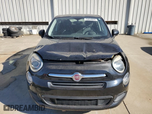 2016 FIAT 500X Pop with VIN ZFBCFXAT7GP484606, listed as a Copart auction lot 75854824 with 62,509 mi miles and Salvage title. Bid and sale history available at DreamBid. Image 5.