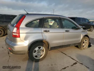 2008 Honda CR-V LX with VIN JHLRE383X8C001579, listed as a Copart auction lot 52487135 with 358,123 mi miles and Salvage Title. Bid and sale history available at carsss.com. Image 3.