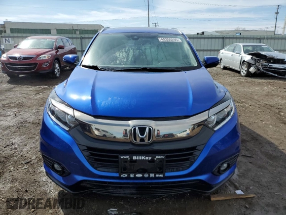 2020 Honda HR-V EX with VIN 3CZRU6H54LM705247, listed as a Copart auction lot 49350295 with 48,103 mi miles and Salvage Title. Bid and sale history available at carsss.com. Image 5.