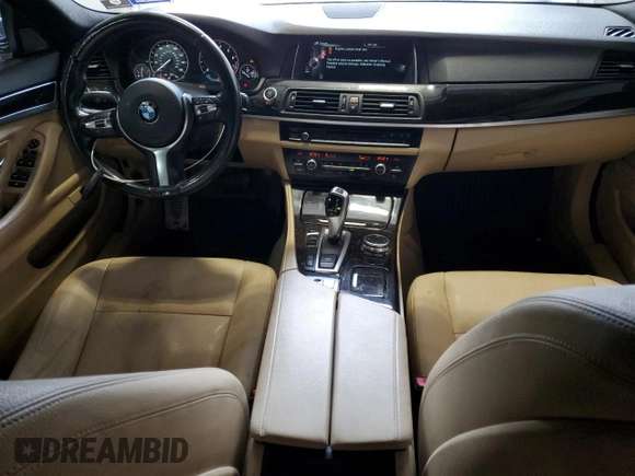 2015 BMW 5 Series 528i xDrive with VIN WBA5A7C55FG143543, listed as a Copart auction lot 45750425 with 93,435 mi miles and Salvage Title. Bid and sale history available at carsss.com. Image 8.