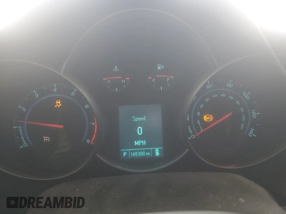 2012 Chevrolet Cruze 1FL with VIN 1G1PE5SC8C7104860, listed as a Copart auction lot 45136715 with 148,300 mi miles and Salvage Title. Bid and sale history available at DreamBid. Image 9.