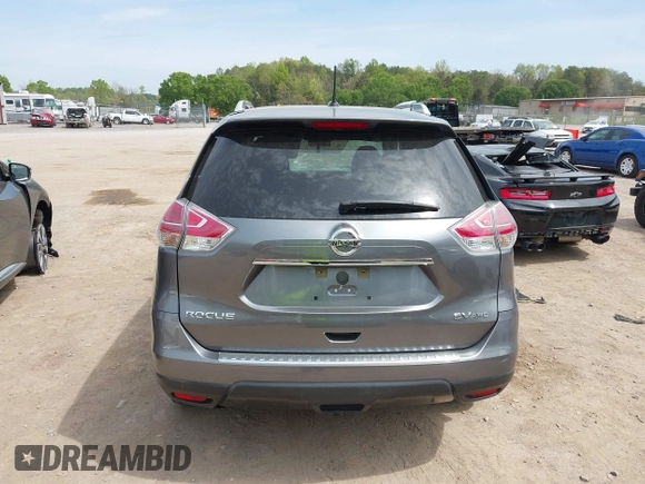 2016 Nissan Rogue SV with VIN KNMAT2MV9GP693049, listed as a IAAI auction lot 42053309 with 75,379 mi miles. Bid and sale history available at carsss.com. Image 16.