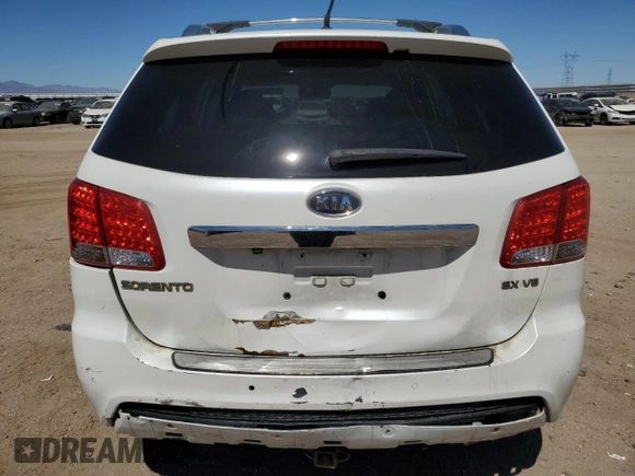 2012 Kia Sorento SX with VIN 5XYKW4A27CG255449, listed as a Copart auction lot 63225045 with 237,061 mi miles and Salvage title. Bid and sale history available at DreamBid. Image 6.