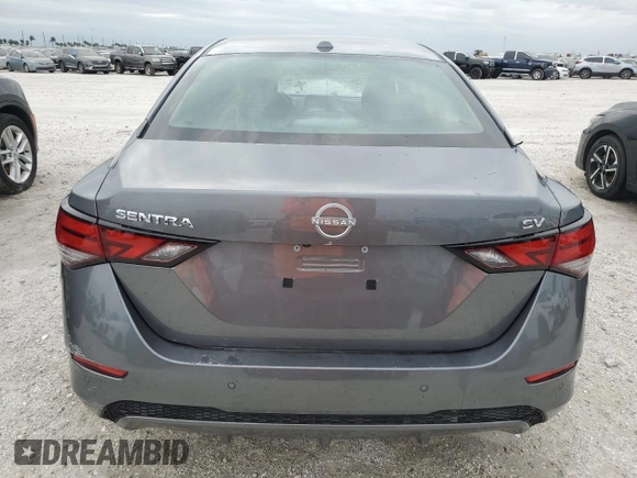 2024 Nissan Sentra SV with VIN 3N1AB8CV5RY306945, listed as a Copart auction lot 46092895 with Not Provided miles and Non Repairable. Bid and sale history available at DreamBid. Image 6.