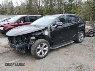 2015 Lexus NX 200t with VIN JTJBARBZ4F2004410, listed as a Copart auction lot 50560985 with 186,396 mi miles and Salvage Title. Bid and sale history available at carsss.com. Image 1.