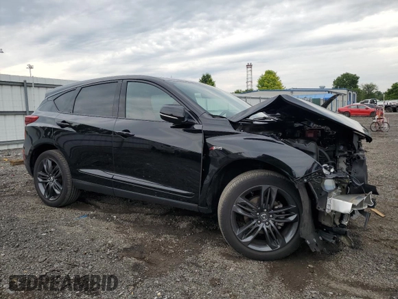 2022 Acura RDX w/A-Spec Package with VIN 5J8TC2H62NL008830, listed as a Copart auction lot 63304184 with 16,267 mi miles and Salvage Title. Bid and sale history available at carsss.com. Image 4.