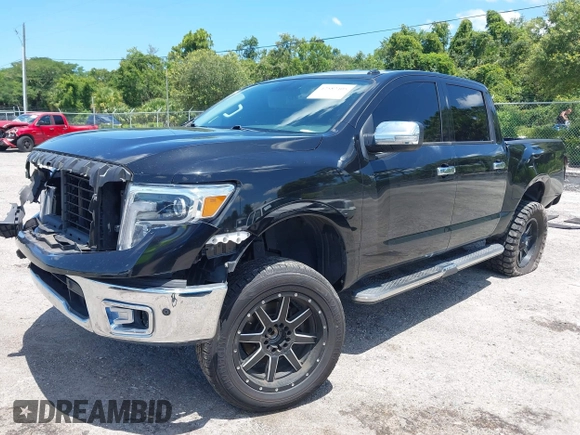 2018 Nissan Titan SV with VIN 1N6AA1E60JN511357, listed as a IAAI auction lot 42582405 with 110,043 mi miles and . Bid and sale history available at DreamBid. Image 2.