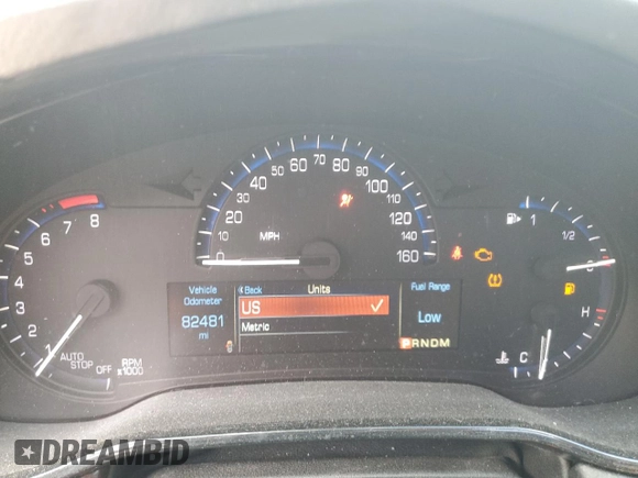 2016 Cadillac CTS AWD with VIN 1G6AW5SX3G0137781, listed as a Copart auction lot 88087965 with 82,481 mi miles and Salvage title. Bid and sale history available at DreamBid. Image 9.
