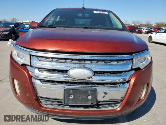 2014 Ford Edge Limited with VIN 2FMDK3KC9EBA02755, listed as a Copart auction lot 47131415 with 121,601 mi miles and Salvage Title. Bid and sale history available at carsss.com. Image 5.