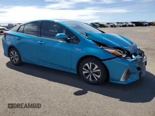 2018 Toyota Prius Plus with VIN JTDKARFP3J3093322, listed as a Copart auction lot 45608465 with 75,442 mi miles and Salvage Title. Bid and sale history available at DreamBid. Image 4.