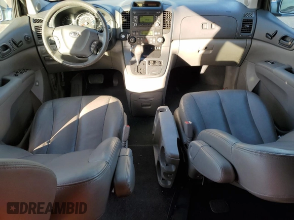 2009 Kia Sedona EX with VIN KNDMB233196275030, listed as a Copart auction lot 71997154 with 96,777 mi miles and Salvage Title. Bid and sale history available at carsss.com. Image 8.
