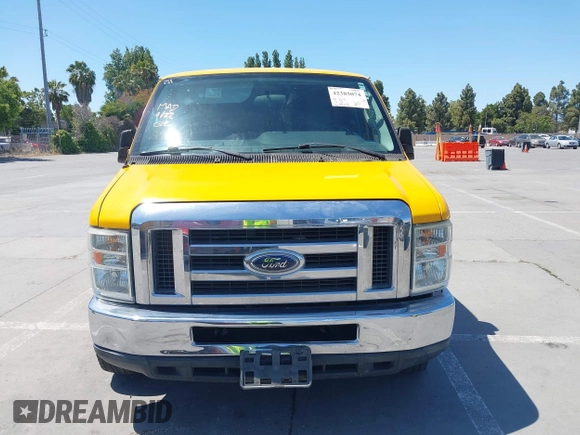 2012 Ford Econoline Cargo Commercial with VIN 1FTNE2EL7CDA09376, listed as a IAAI auction lot 42385074 with 161,909 mi miles and . Bid and sale history available at DreamBid. Image 6.