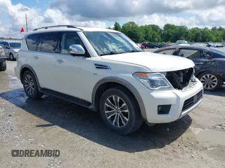 2018 Nissan Armada SV with VIN JN8AY2ND5J9052732, listed as a IAAI auction lot 42232369 with 135,000 mi miles and . Bid and sale history available at DreamBid. Image 1.