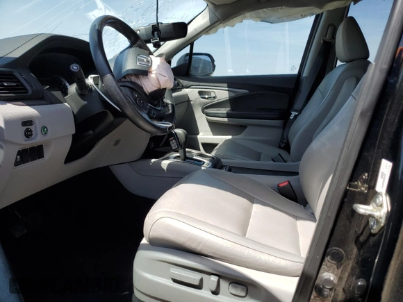 2016 Honda Pilot EX-L with VIN 5FNYF6H57GB091509, listed as a Copart auction lot 49555095 with 86,553 mi miles and Salvage Title. Bid and sale history available at DreamBid. Image 7.