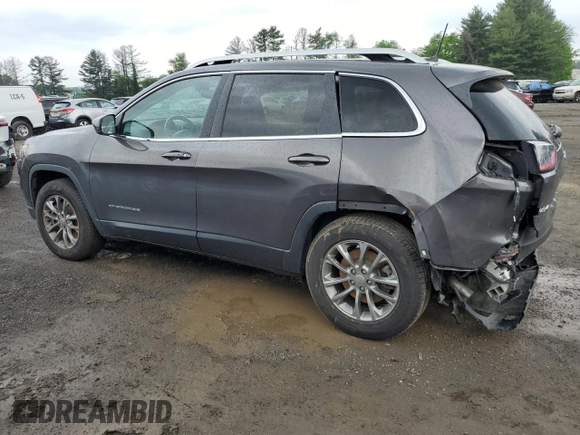 2019 Jeep Cherokee Altitude with VIN 1C4PJMLX1KD471582, listed as a Copart auction lot 55729055 with 76,941 mi miles and Salvage title. Bid and sale history available at DreamBid. Image 2.