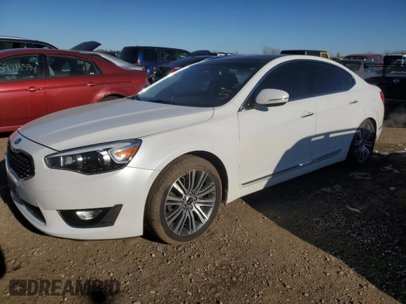 2014 Kia Cadenza Premium with VIN KNALN4D76E5139487, listed as a Copart auction lot 83088624 with 152,899 mi miles and Salvage Title. Bid and sale history available at carsss.com. Image 1.
