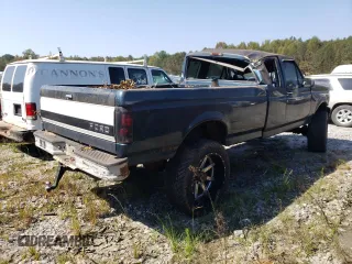 1995 Ford F-250 with VIN 1FTHX26F0SKB43026, listed as a Copart auction lot 74275134 with 0 mi miles and Salvage Title. Bid and sale history available at carsss.com. Image 3.