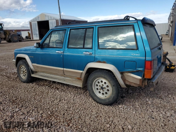 1993 Jeep Cherokee Country with VIN 1J4FJ78S8PL504126, listed as a Copart auction lot 46651035 with 153,170 mi miles and Clean Title. Bid and sale history available at carsss.com. Image 2.