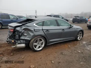 2021 Audi A5 Sportback S line Premium Plus with VIN WAUFACF52MA042095, listed as a Copart auction lot 42948603 with 7,409 mi miles. Bid and sale history available at carsss.com. Image 3.