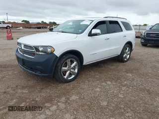 2013 Dodge Durango Citadel with VIN 1C4RDHEG2DC672632, listed as a IAAI auction lot 42432340 with 246,901 mi miles and . Bid and sale history available at DreamBid. Image 2.