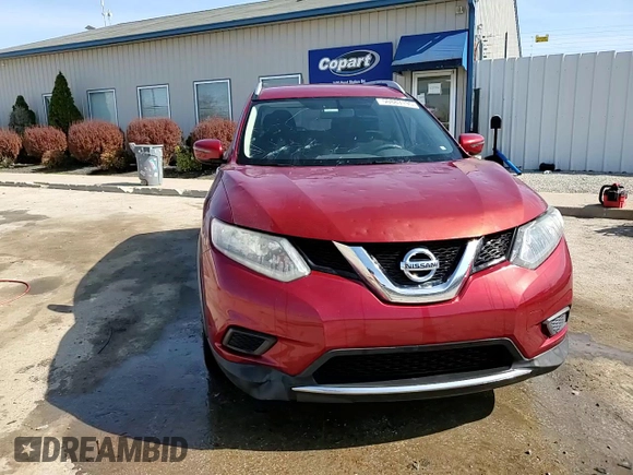 2016 Nissan Rogue S with VIN JN8AT2MT5GW000728, listed as a Copart auction lot 50883195 with 103,583 mi miles and Non Repairable. Bid and sale history available at DreamBid. Image 14.
