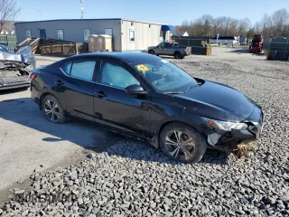 2022 Nissan Sentra SV with VIN 3N1AB8CV8NY259355, listed as a Copart auction lot 53443495 with 18,271 mi miles and Salvage Title. Bid and sale history available at DreamBid. Image 4.