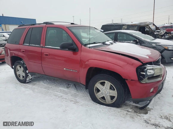 2002 Chevrolet TrailBlazer LS with VIN 1GNDT13S322351074, listed as a Copart auction lot 88994485 with 124,593 mi miles and Salvage Title. Bid and sale history available at carsss.com. Image 4.