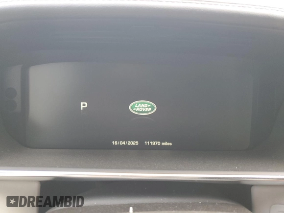 2016 Land Rover Range Rover HSE with VIN SALGS2KFXGA260327, listed as a Copart auction lot 53199585 with 111,970 mi miles and Salvage title. Bid and sale history available at DreamBid. Image 9.