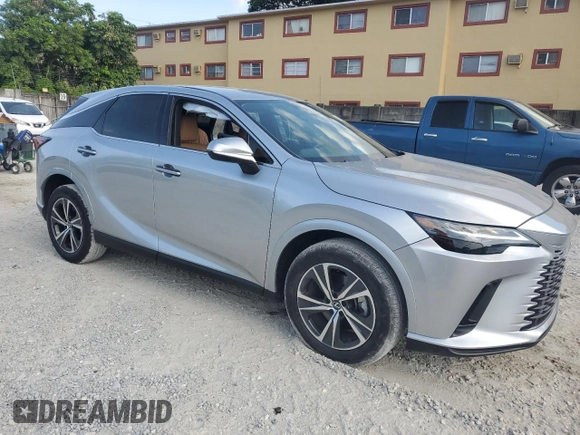 2025 Lexus RX 350 with VIN 2T2BAMBA6SC054765, listed as a Copart auction lot 56404635 with 3,476 mi miles and Salvage title. Bid and sale history available at DreamBid. Image 4.