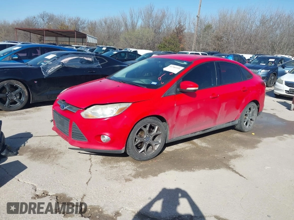 2014 Ford Focus SE with VIN 1FADP3F23EL196356, listed as a IAAI auction lot 41781531 with 154,186 mi miles. Bid and sale history available at carsss.com. Image 2.