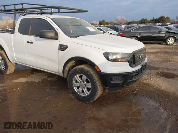 2019 Ford Ranger XL with VIN 1FTER1EH9KLA60537, listed as a IAAI auction lot 41570628 with 151,013 mi miles. Bid and sale history available at carsss.com. Image 1.
