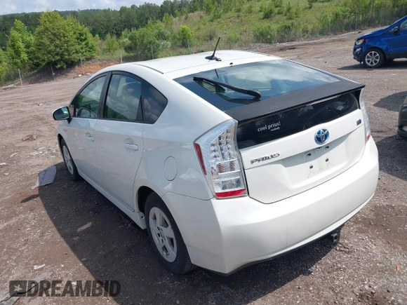 2010 Toyota Prius II with VIN JTDKN3DU7A0186713, listed as a IAAI auction lot 42139517 with 203,759 mi miles. Bid and sale history available at carsss.com. Image 3.